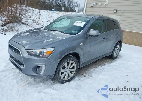 2015 Mitsubishi Outlander Sport Se from USA, damaged, VIN 4A4AR4AU3FE027829